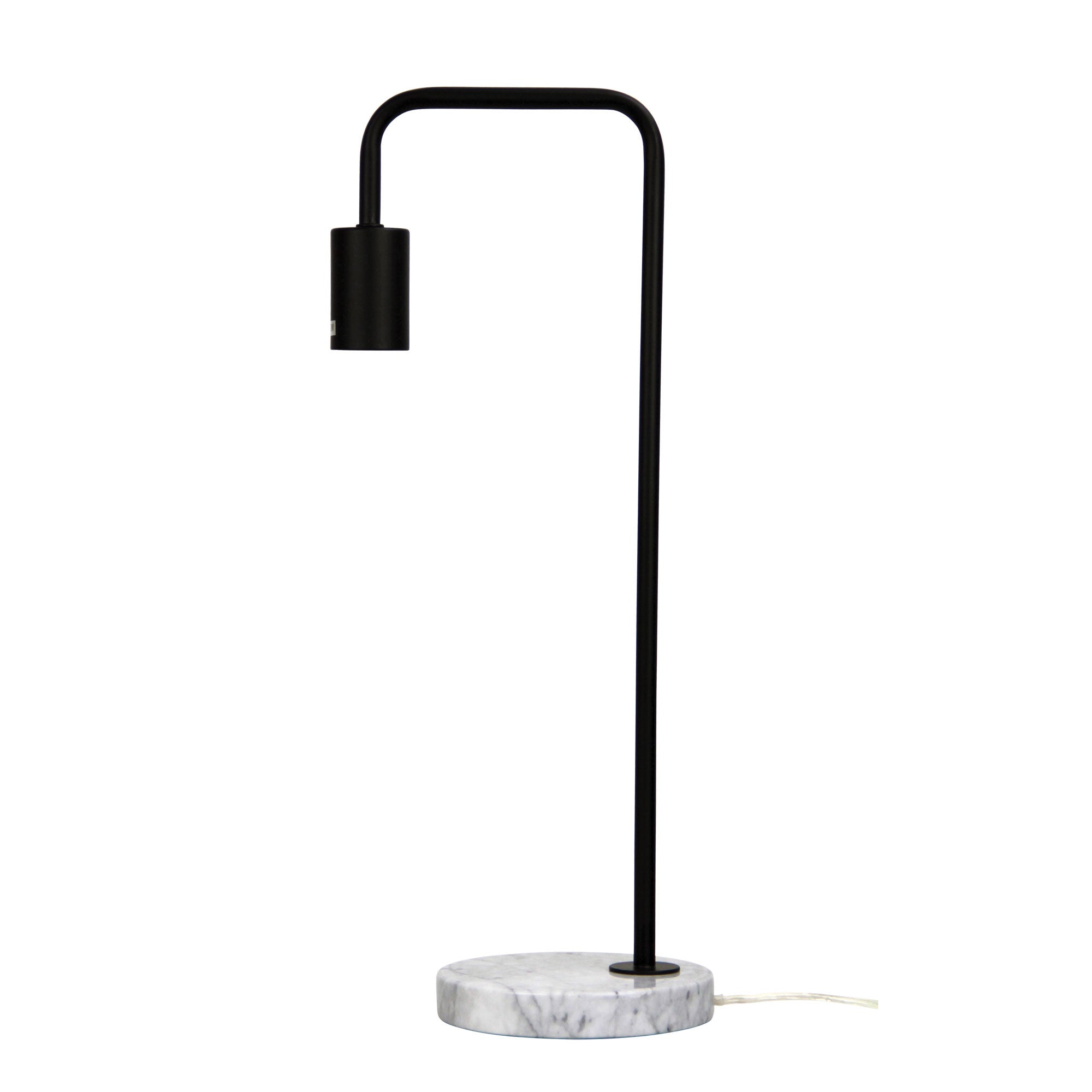 Ville Table Lamp Marble and Black